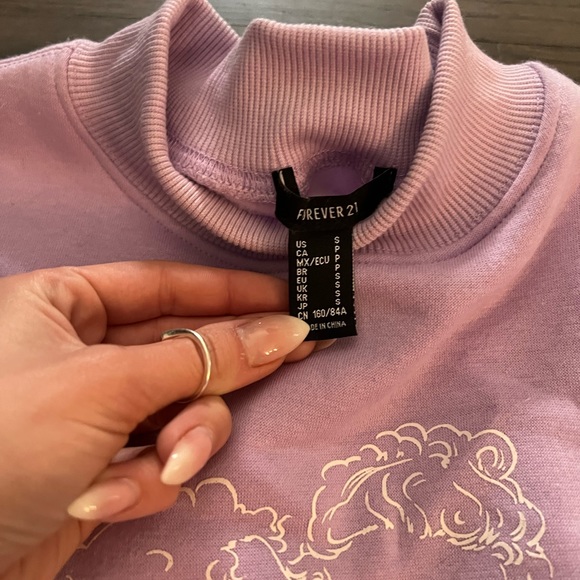 Mock Neck Crew Neck. - Picture 2 of 2